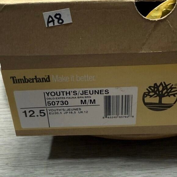 Timberland Girl's Winter Boots Oslo Express Brown 12.5 - Picture 7 of 7